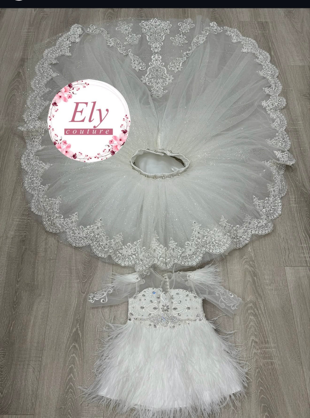 Abito Joel strong 2 in 1 piume