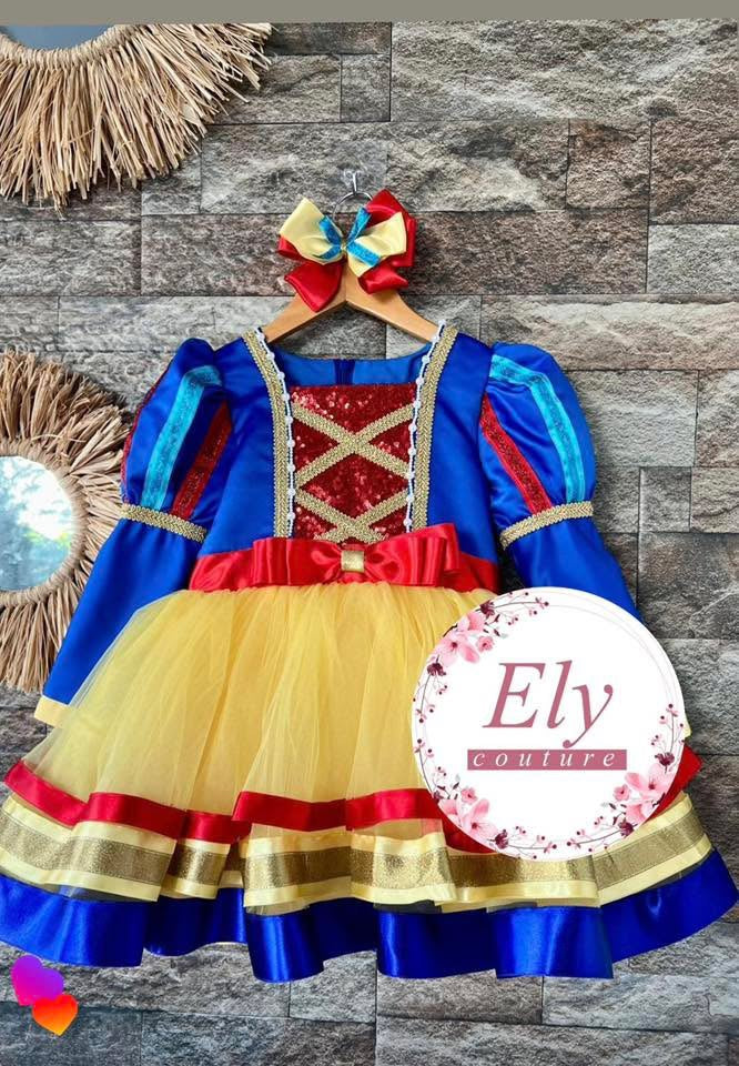 Biancaneve carnevale multicolor