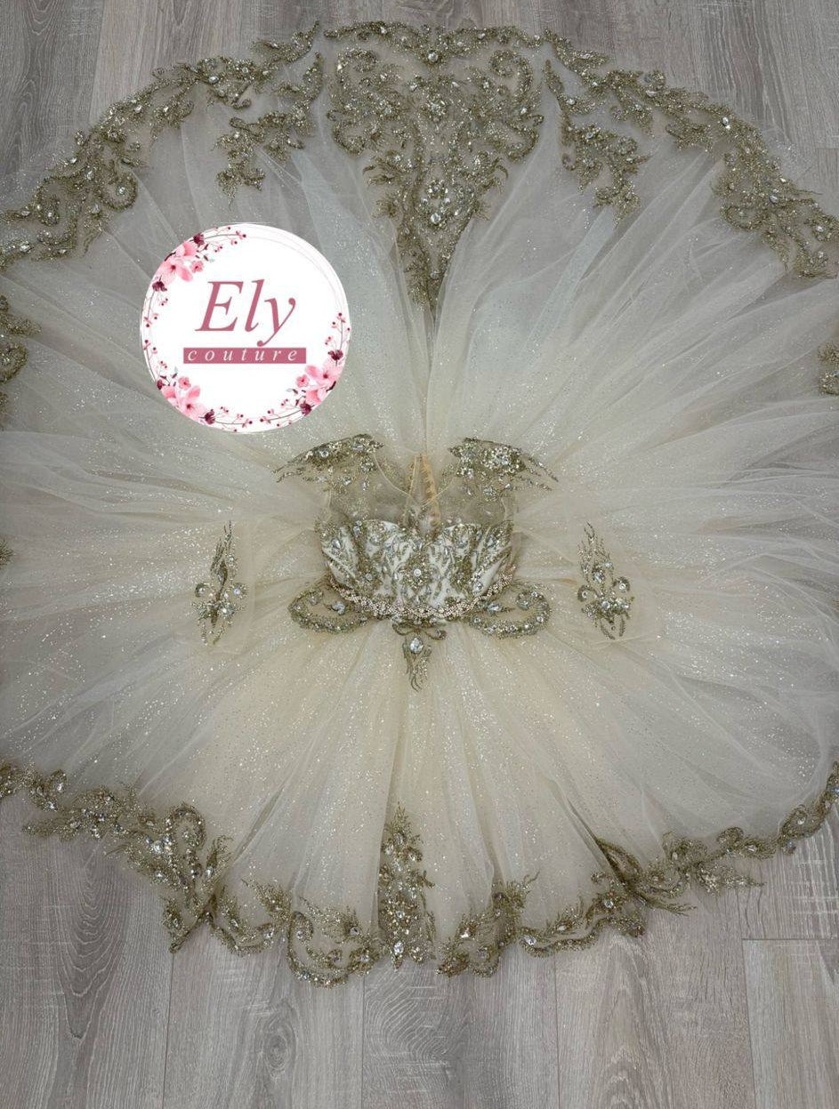 Abito Joel Lace Gold